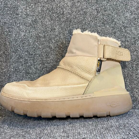 UGG M City Mini Boots Mens 8 Dune Tan Waterproof Leather Winter Shoes main image 8